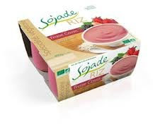Sojade riz fraise cassis 4x100g Sojade riz fraise cassis 4x100g