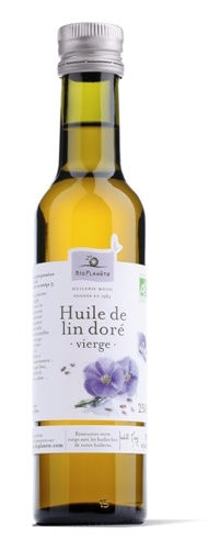 Huile de Lin Doré vierge 25cl Huile de Lin Doré vierge 25cl
