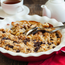 Crumble poire chunks chocolat