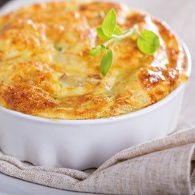 Gratin de Courgettes à la purée d’Amandes Gratin de Courgettes à la purée d’Amandes