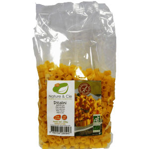 Nature & Cie Ditalini Mais et Riz Sans Gluten 500g Nature & Cie Ditalini Mais et Riz Sans Gluten 500g