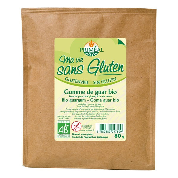 Ma vie sans gluten, Gomme de guar Bio 80g Ma vie sans gluten, Gomme de guar Bio 80g