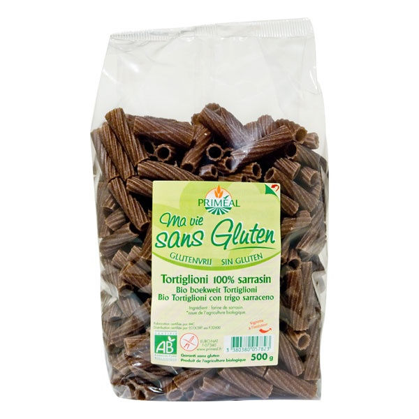 Ma vie sans gluten , Tortiglioni 100% sarassin Sans Gluten 500g 
