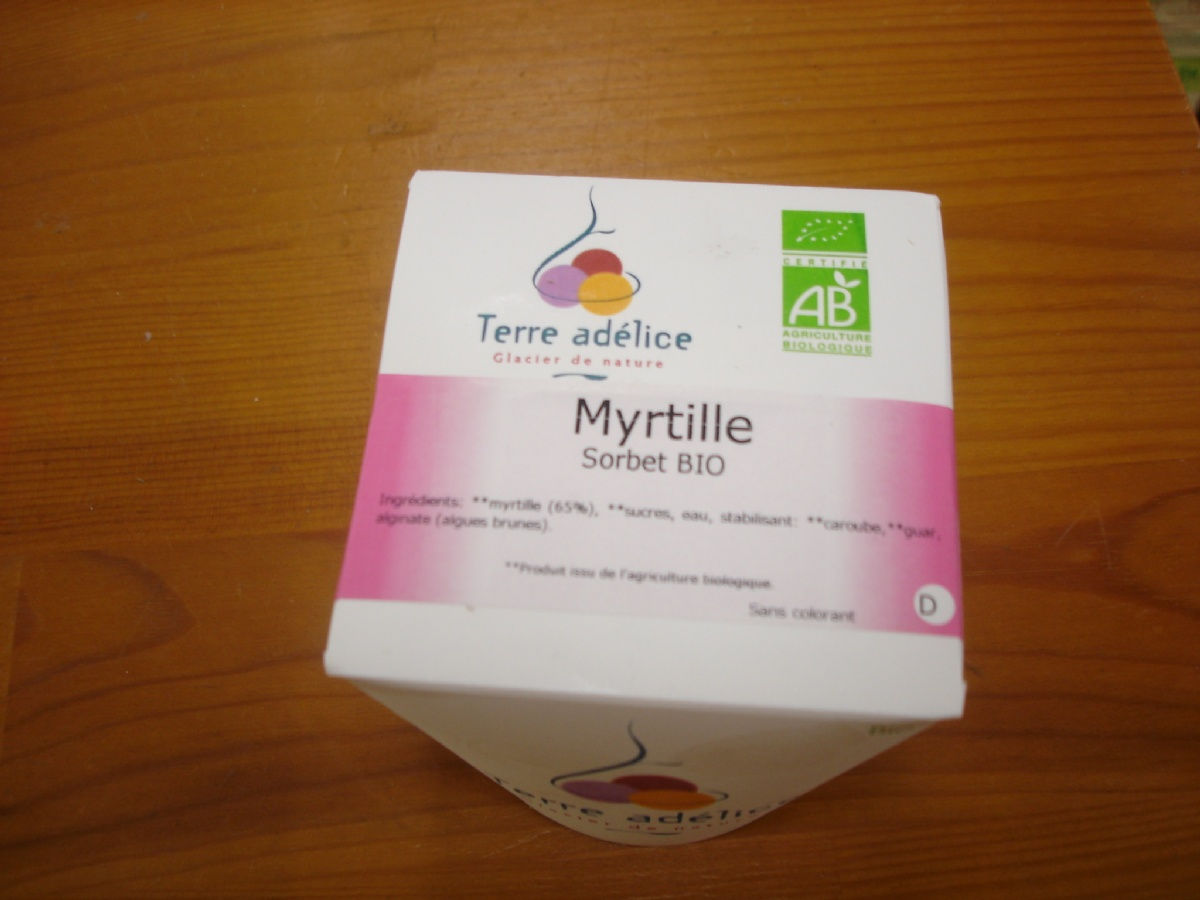SORBET MYRTILLE 500 ML