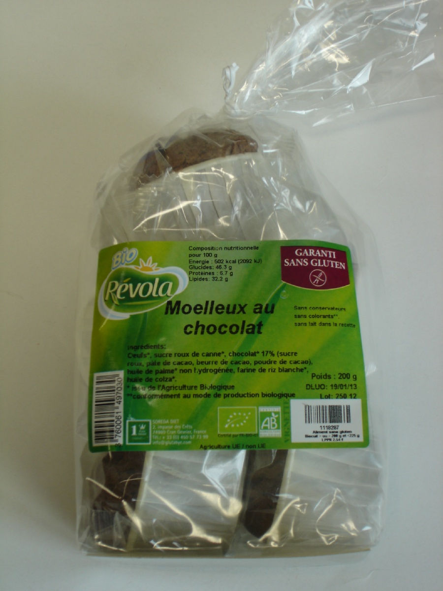 Moelleux chocolat (5) 200g