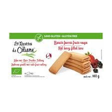 Biscuit fourré fruits rouges 160g