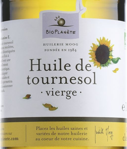 Huile de Tournesol vierge 50cl Huile de Tournesol vierge 50cl