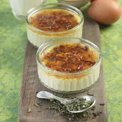 Crème brûlée au thé