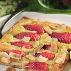 Pizza sucrée aux Fraises
